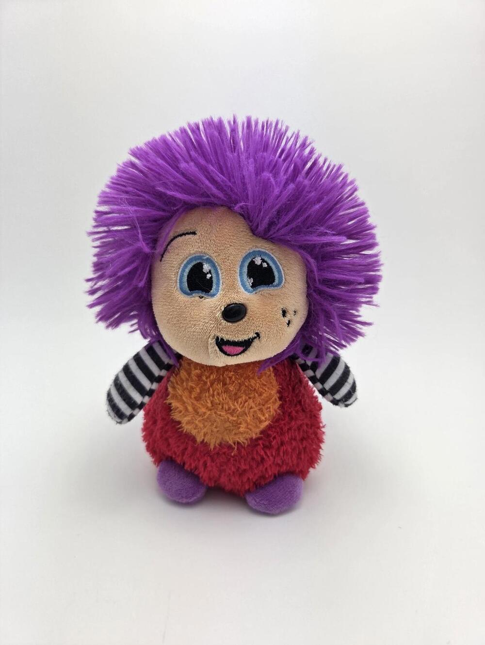 Ganz HairBrains Plush Stuffed Toy Purple Hair (6 inch)